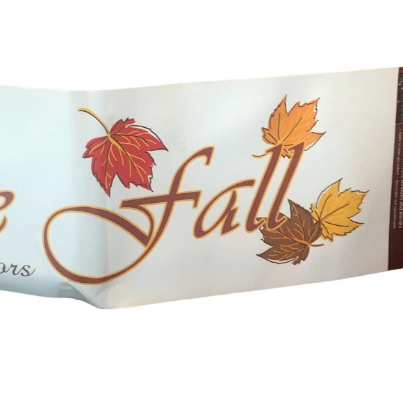 NWT Vintage Thanksgiving Fall Wall Window Art Removable Reusable Welcome Fall - Picture 4 of 6